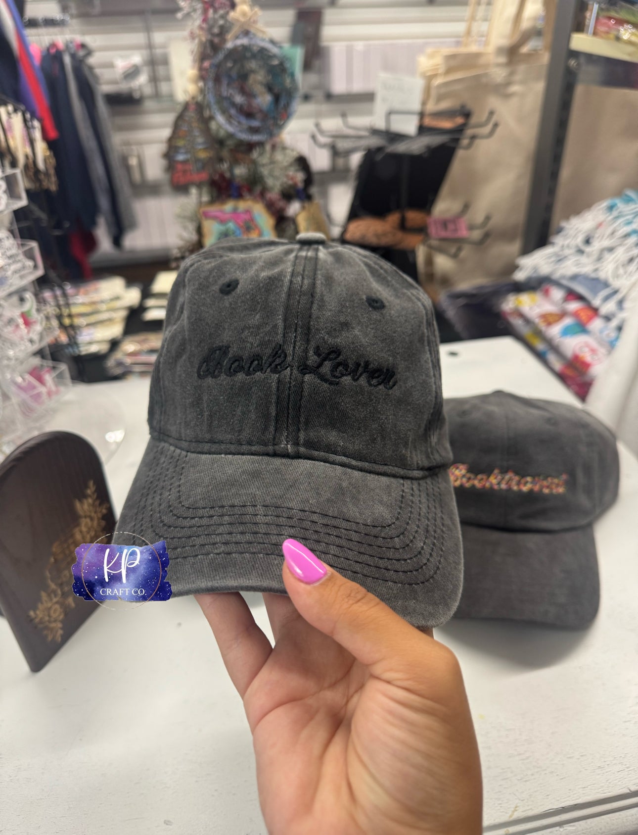 Book Lover Embroidery Hat