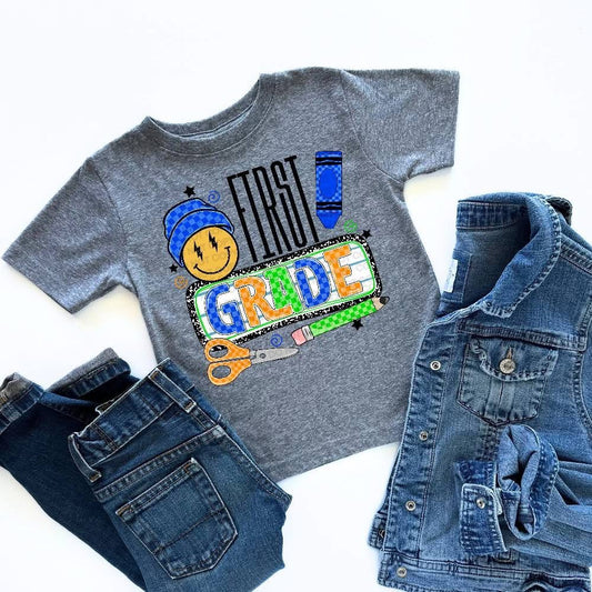 Checkered Grade Youth Tee