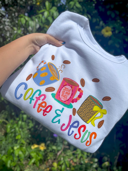 RTS Coffee & Jesus Bella Canvas Sweatshirt