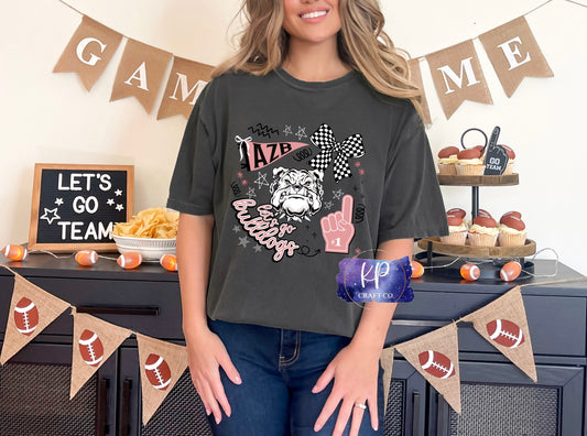 AZB Bulldogs Cheer Shirt CUT OFF DATE 9/22